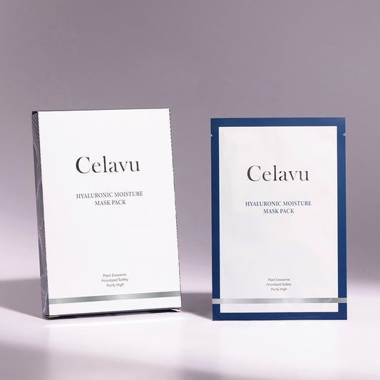 Celavu Hyaluronic Moisture Mask Pack - Intensive Soothing & Hydration All-In-One