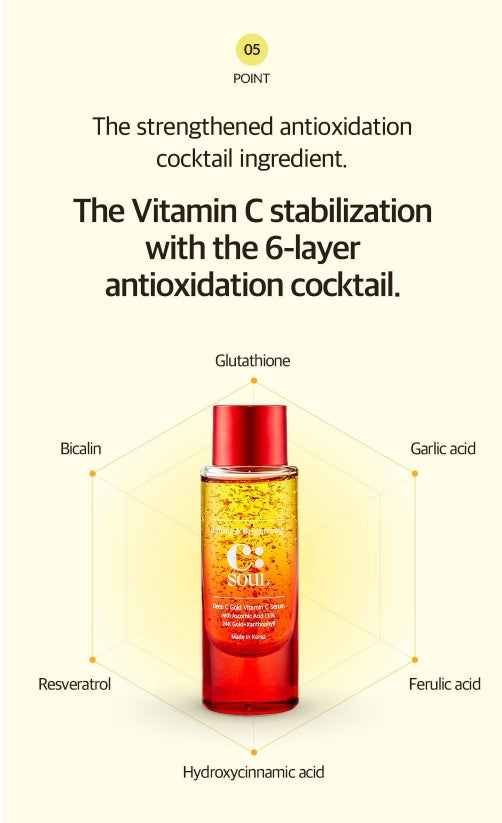 C:soul Deep C Gold Vitamin C 13% Serum