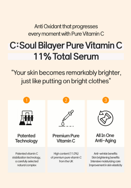 C:soul Bilayer Pure Vita C 11.0% Total Serum