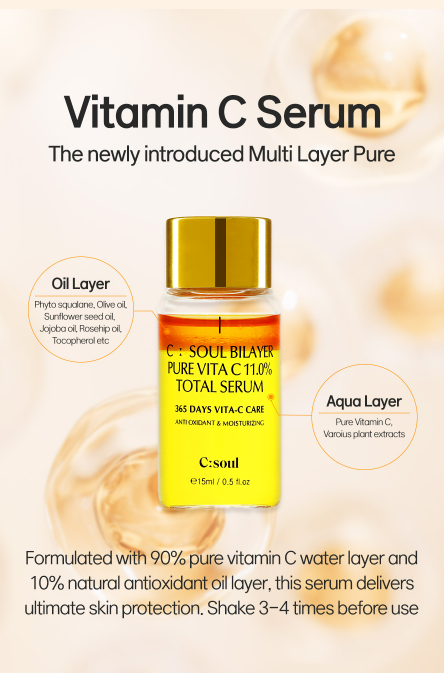 C:soul Bilayer Pure Vita C 11.0% Total Serum