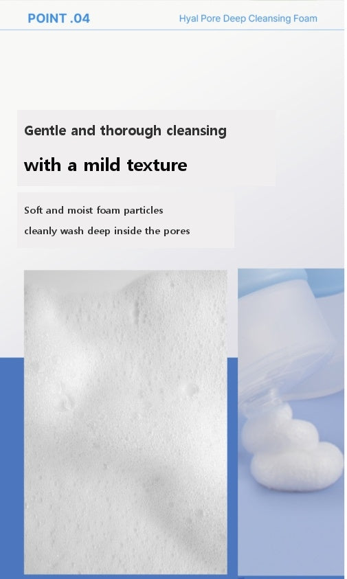 Belprimo Hyal Pore Deep Cleansing Foam 155ml - Hydrating Face Wash