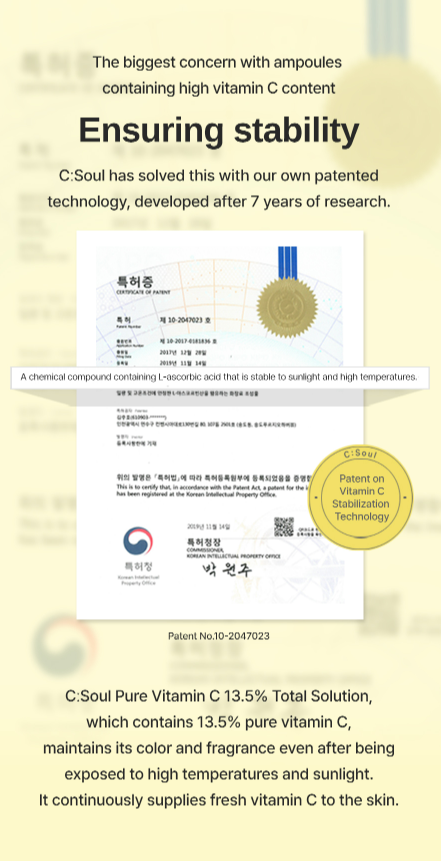 C:soul Pure Vitamin C 13.5% Total Solution