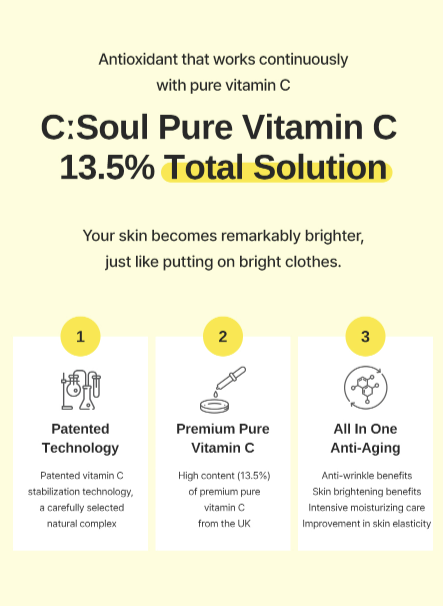 C:soul Pure Vitamin C 13.5% Total Solution