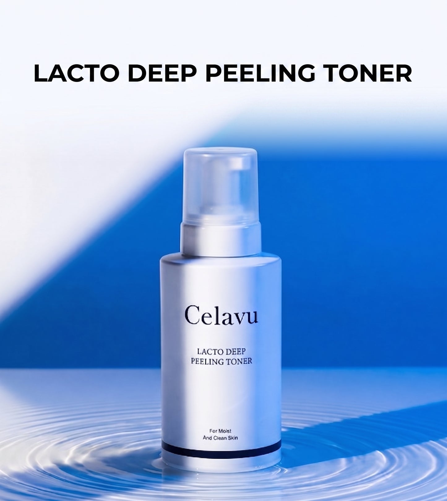 Celavu Lacto Peeling Bubble Toner - Gentle AHA BHA PHA Exfoliation & Deep Hydration