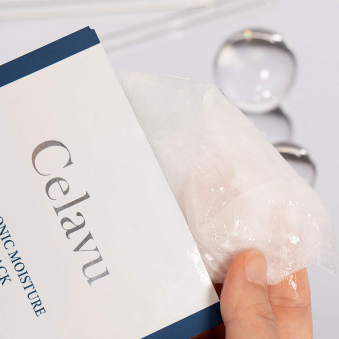 Celavu Hyaluronic Moisture Mask Pack - Intensive Soothing & Hydration All-In-One