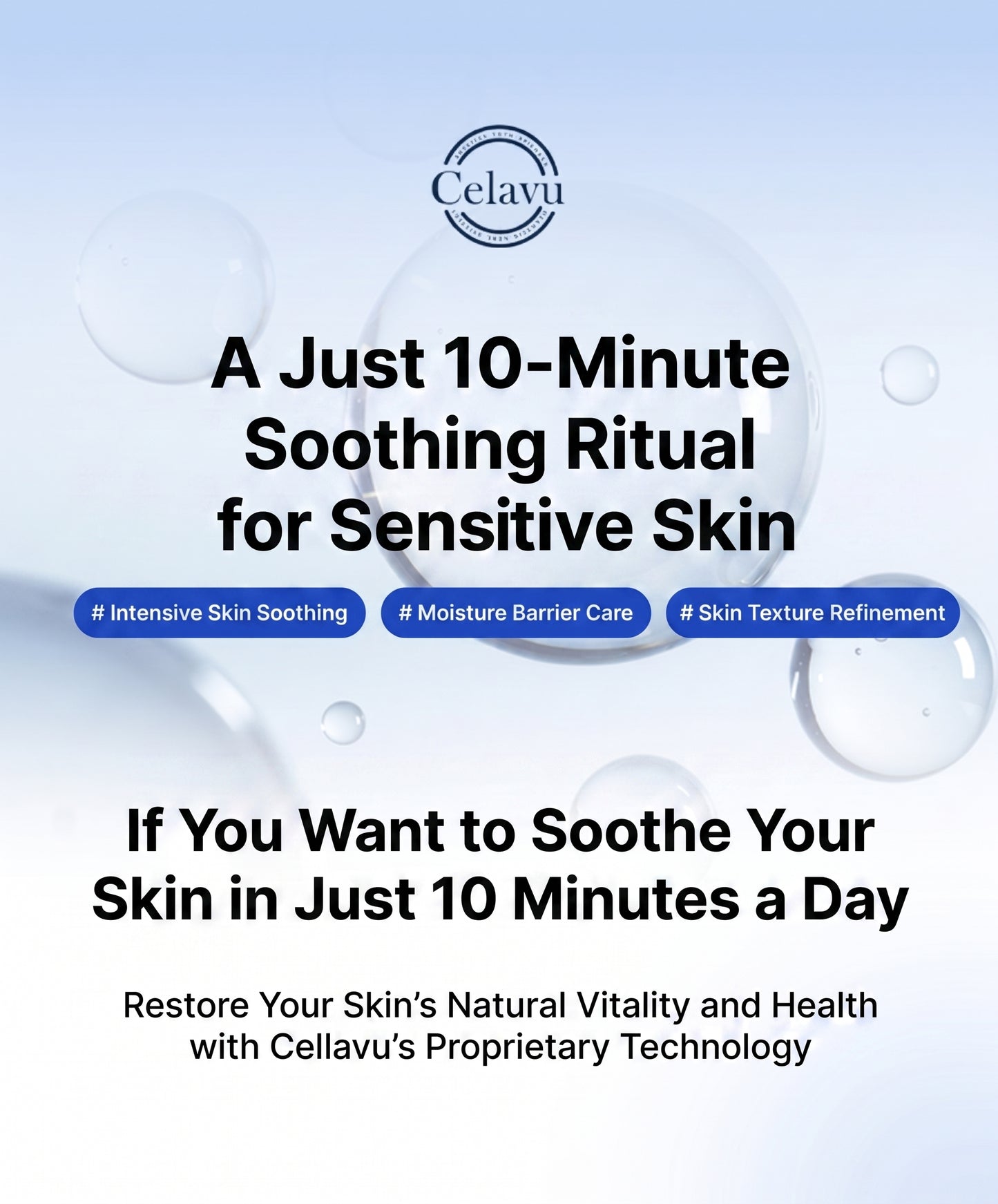 Celavu Hyaluronic Moisture Mask Pack - Intensive Soothing & Hydration All-In-One