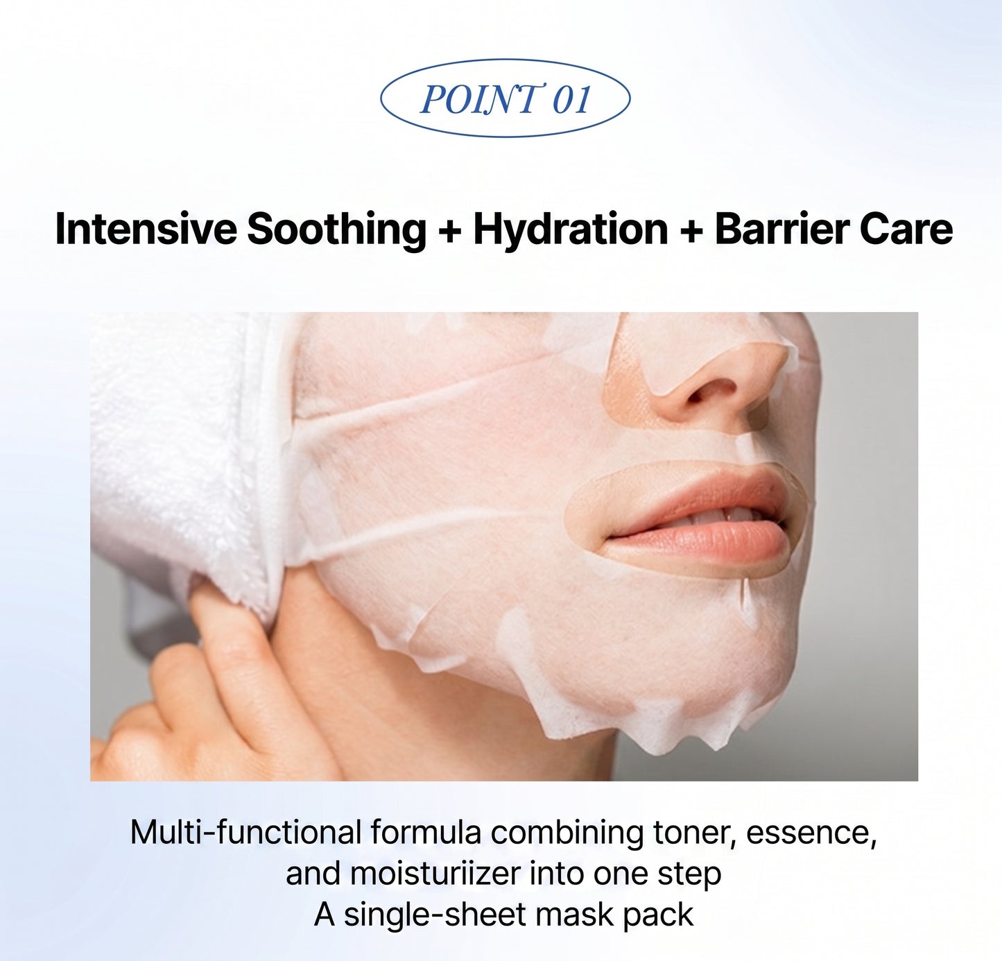 Celavu Hyaluronic Moisture Mask Pack - Intensive Soothing & Hydration All-In-One