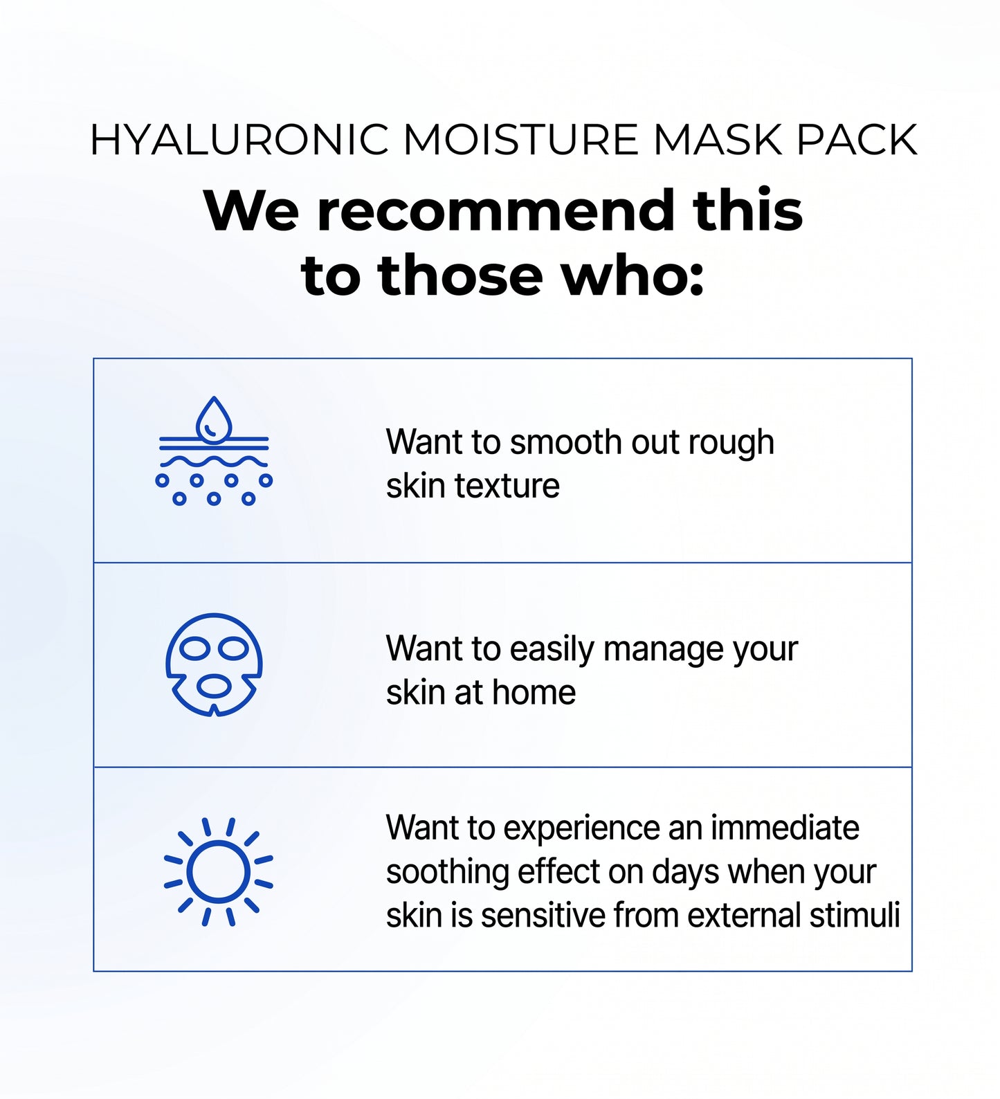 Celavu Hyaluronic Moisture Mask Pack - Intensive Soothing & Hydration All-In-One