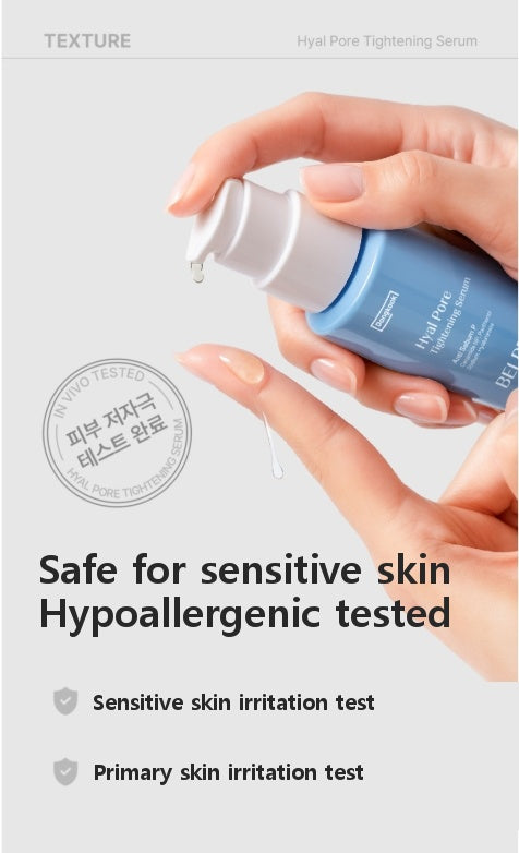 Belprimo Hyal Pore Tightening Serum 50ml - 5-in-1 Pore Care & Cooling