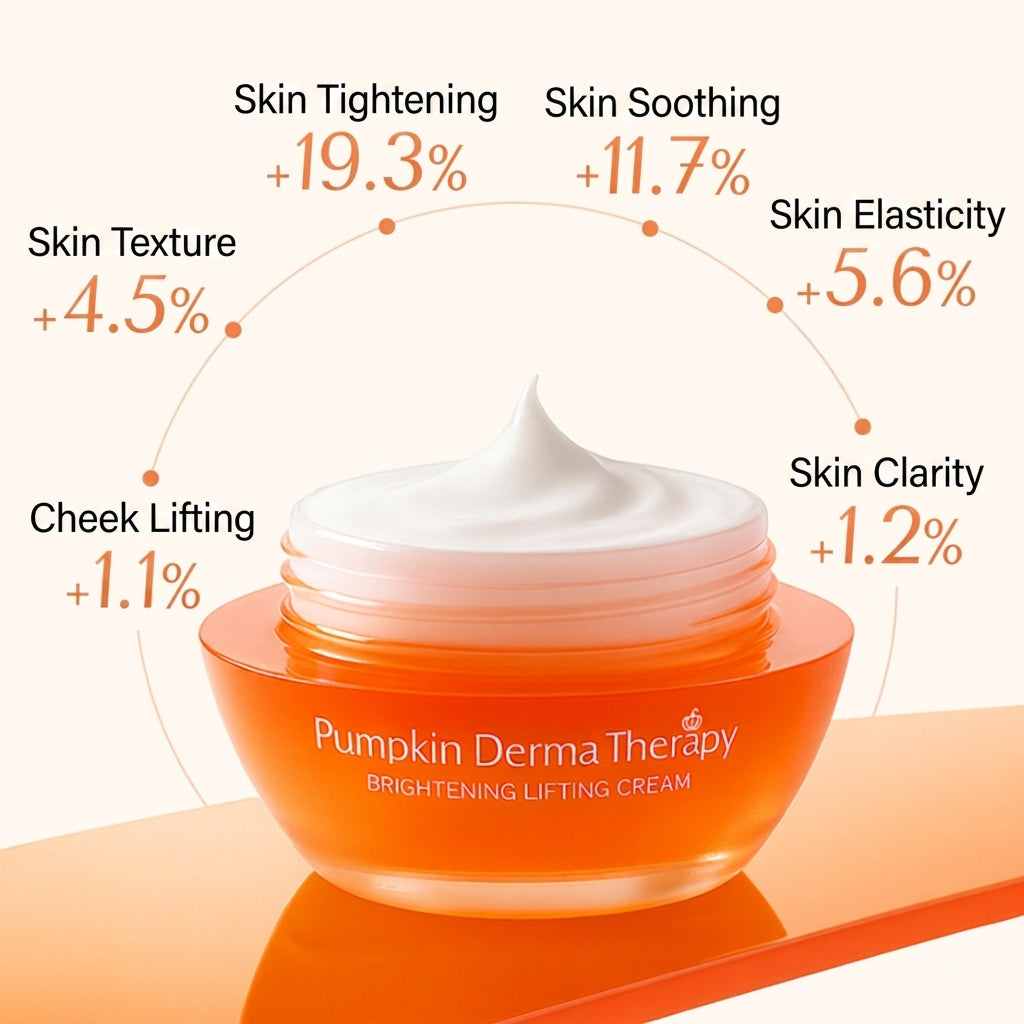 Pumpkin Derma Therapy Brightening Lifting Cream & Booster Device Set