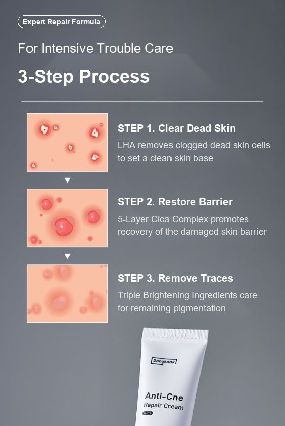 Anti-Cne Repair Clear Cream 40ml - Blemish & Barrier Recovery
