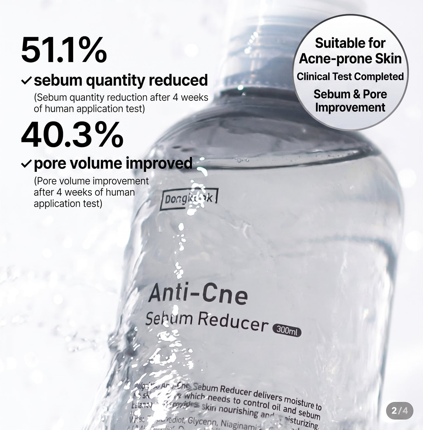 Anti-Cne Serum Reducer 300ml - Target Blemishes & Restore Clarity