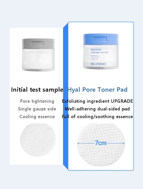 Hyal Pore Toner Pad (60 Pads) - Pore Tightening & Exfoliating
