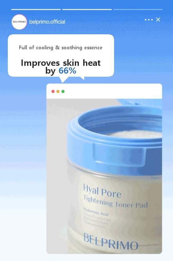 Hyal Pore Toner Pad (60 Pads) - Pore Tightening & Exfoliating