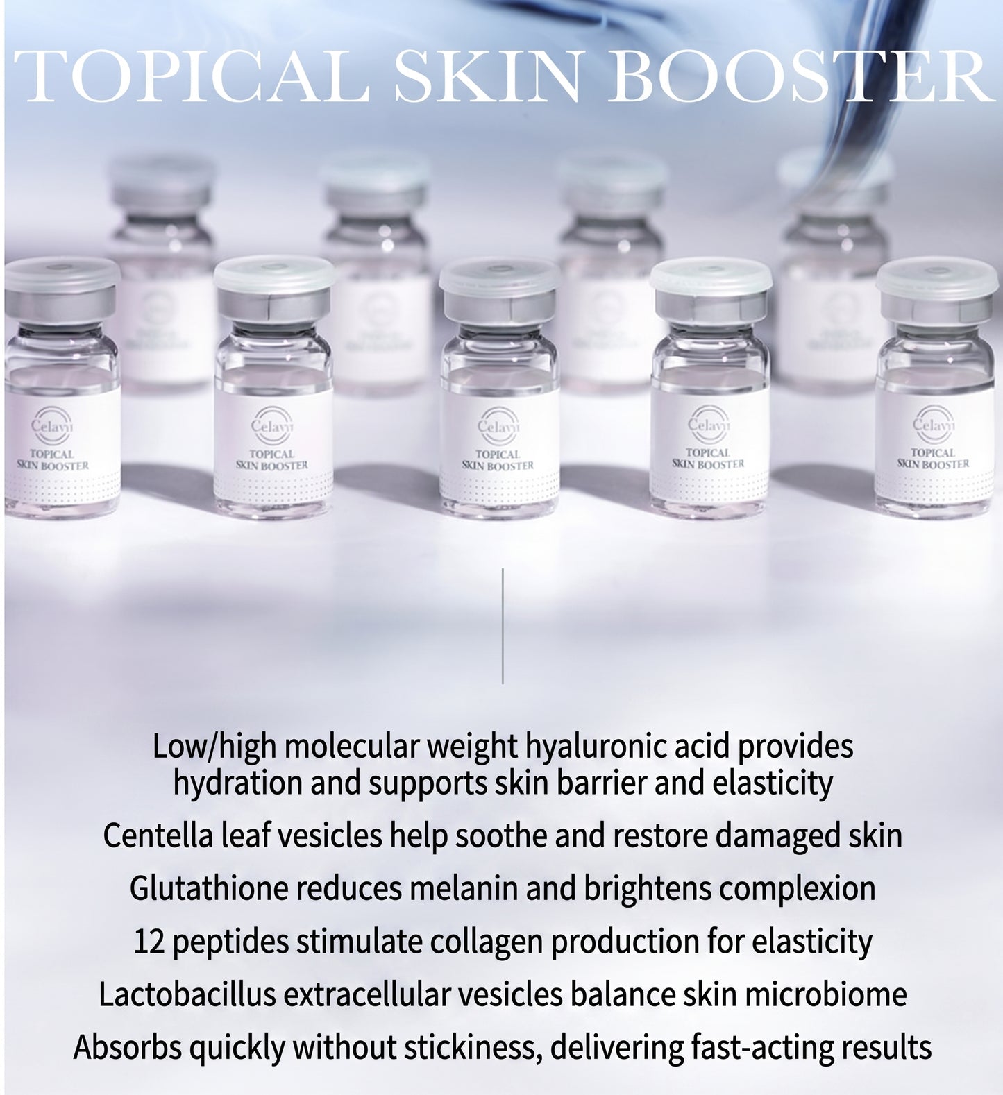 Celavu Topical Skin Booster - Professional Grade (3ml X 10 Vials)
